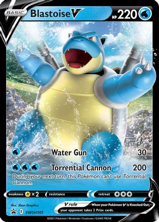 Blastoise V - SWSH101 (Holofoil)