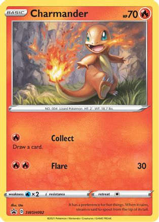 Charmander - SWSH092 (Holofoil)