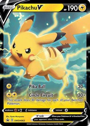 Pikachu V - SWSH063 (Holofoil)