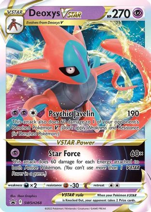 Deoxys VSTAR - SWSH268 (Holofoil)