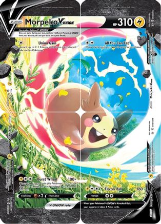 Morpeko V-Union [Set of 4] (Holofoil)