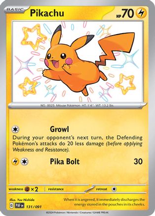 Pikachu - 131/091 (Holofoil)