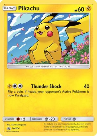 Pikachu - SM206 (Holofoil)