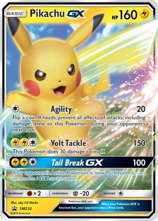 Pikachu GX - SM232 (Holofoil)