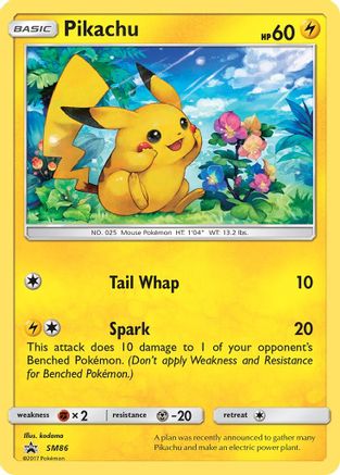 Pikachu - SM86 (Holofoil)