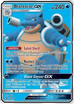 Blastoise GX - SM189 (Holofoil)