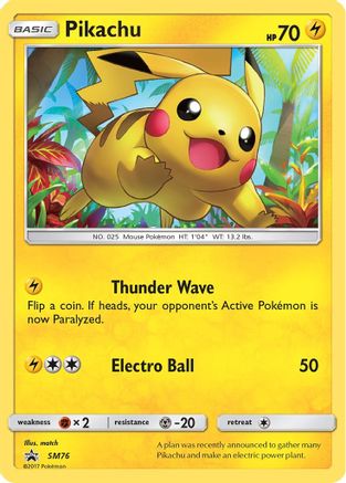 Pikachu - SM76 (Holofoil)
