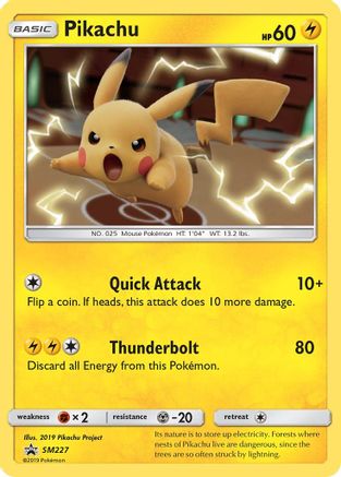 Pikachu - SM227 (Holofoil)