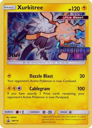 Xurkitree - SM116 (Prerelease) [Staff] (Holofoil)