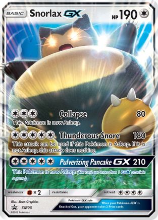 Snorlax GX - SM05 (Holofoil)