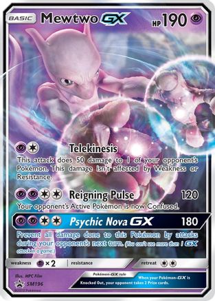 Mewtwo GX - SM196 (Holofoil)