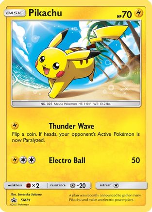 Pikachu - SM81 (Holofoil)