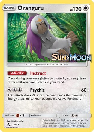 Oranguru - SM13 (Prerelease) (Holofoil)