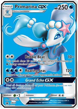 Primarina GX - SM39 (Holofoil)