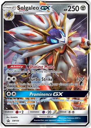 Solgaleo GX - SM104 (Holofoil)