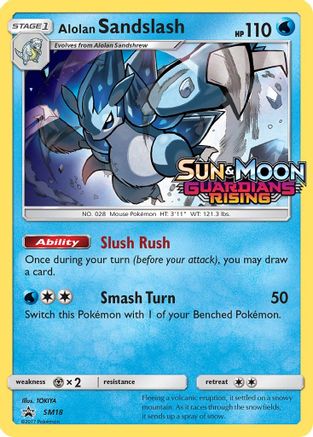 Alolan Sandslash - SM18 (Prerelease) (Holofoil)