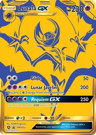 Lunala GX - SM103a (Holofoil)