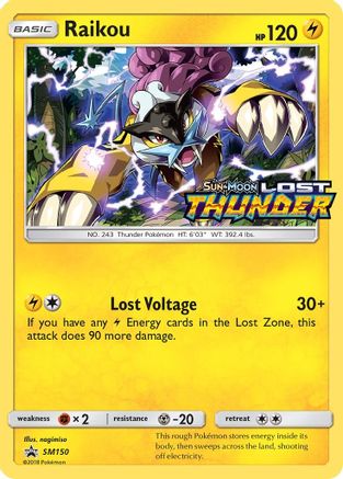 Raikou - SM150 (Prerelease) (Holofoil)