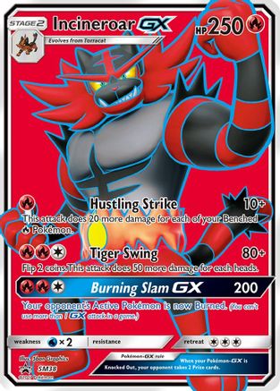 Incineroar GX - SM38 (Holofoil)