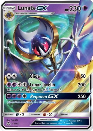 Lunala GX - SM103 (Holofoil)