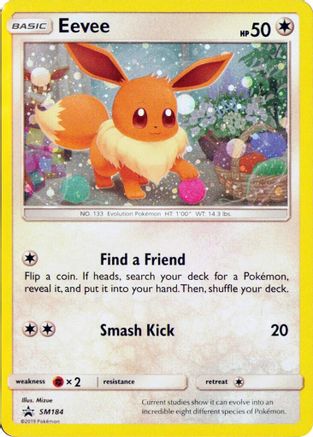 Eevee - SM184 (Cosmos Holo) (Holofoil)