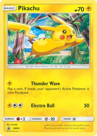 Pikachu - SM04 (Holofoil)