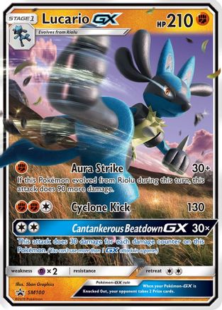 Lucario GX - SM100 (Holofoil)