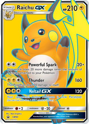Raichu GX - SM90 (Holofoil)