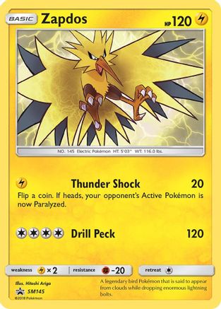 Zapdos - SM145 (Holofoil)