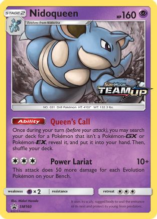 Nidoqueen - SM160 (Prerelease) (Holofoil)