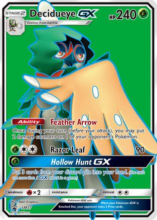 Decidueye GX - SM37 (Holofoil)