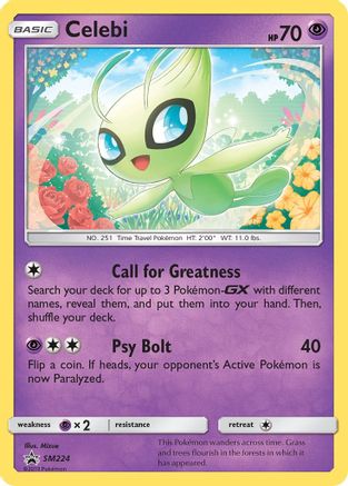 Celebi - SM224 (Holofoil)
