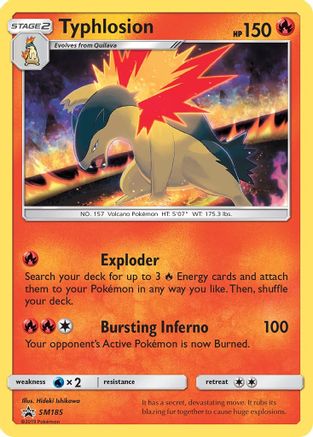 Typhlosion - SM185 (Holofoil)