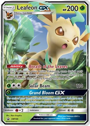 Leafeon GX - SM146 (Holofoil)