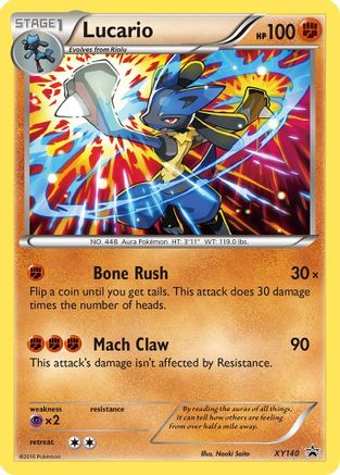 Lucario - XY140 (Holofoil)