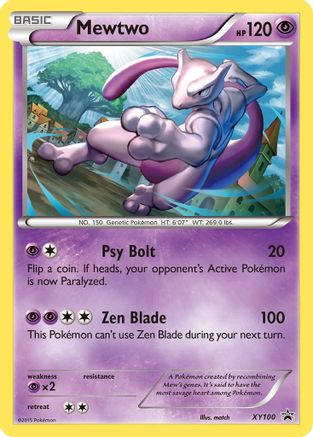 Mewtwo - XY100 (Holofoil)