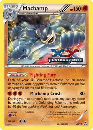 Machamp - XY13 (Prerelease) (Holofoil)
