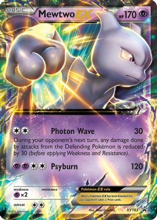 Mewtwo EX - XY183 (Holofoil)