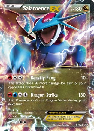 Salamence EX - XY170 (Holofoil)