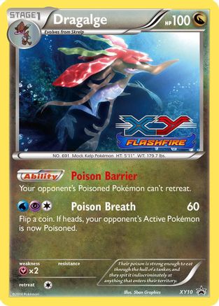 Dragalge - XY10 (Prerelease) (Holofoil)