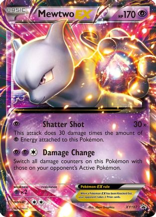Mewtwo EX - XY107 (Holofoil)