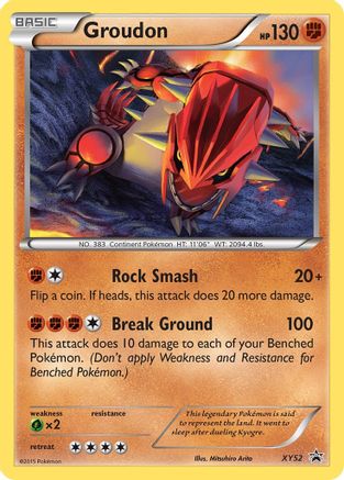 Groudon - XY52 (Holofoil)