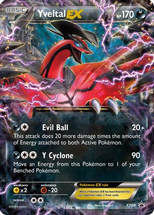Yveltal EX - XY08 (Holofoil)