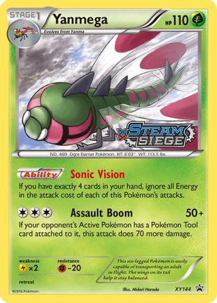 Yanmega (XY Steam Siege Prerelease) (Holofoil)