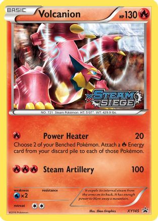 Volcanion (XY Steam Siege Prerelease) (Holofoil)