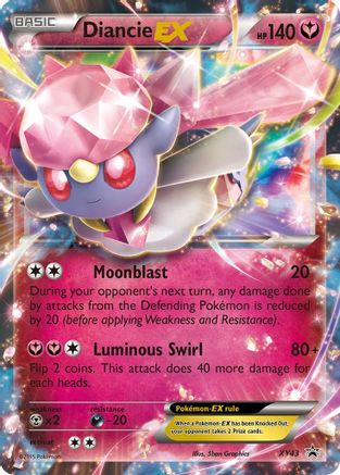 Diancie EX - XY43 (Holofoil)