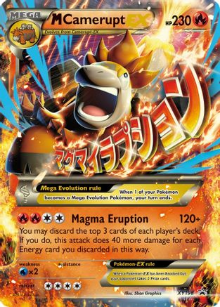 M Camerupt EX - XY198 (Holofoil)