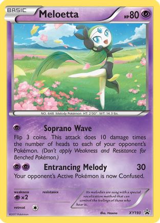 Meloetta - XY193 (Holofoil)