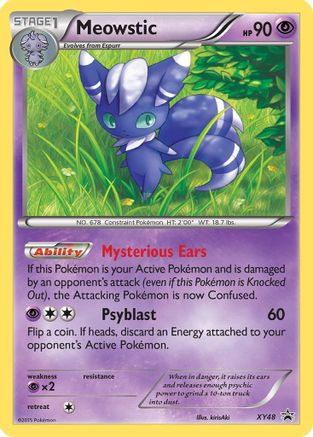 Meowstic - XY48 (Holofoil)
