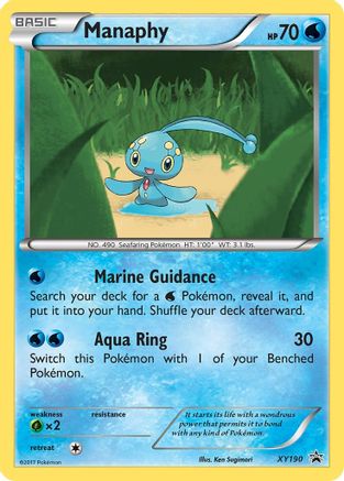 Manaphy - XY190 (Holofoil)